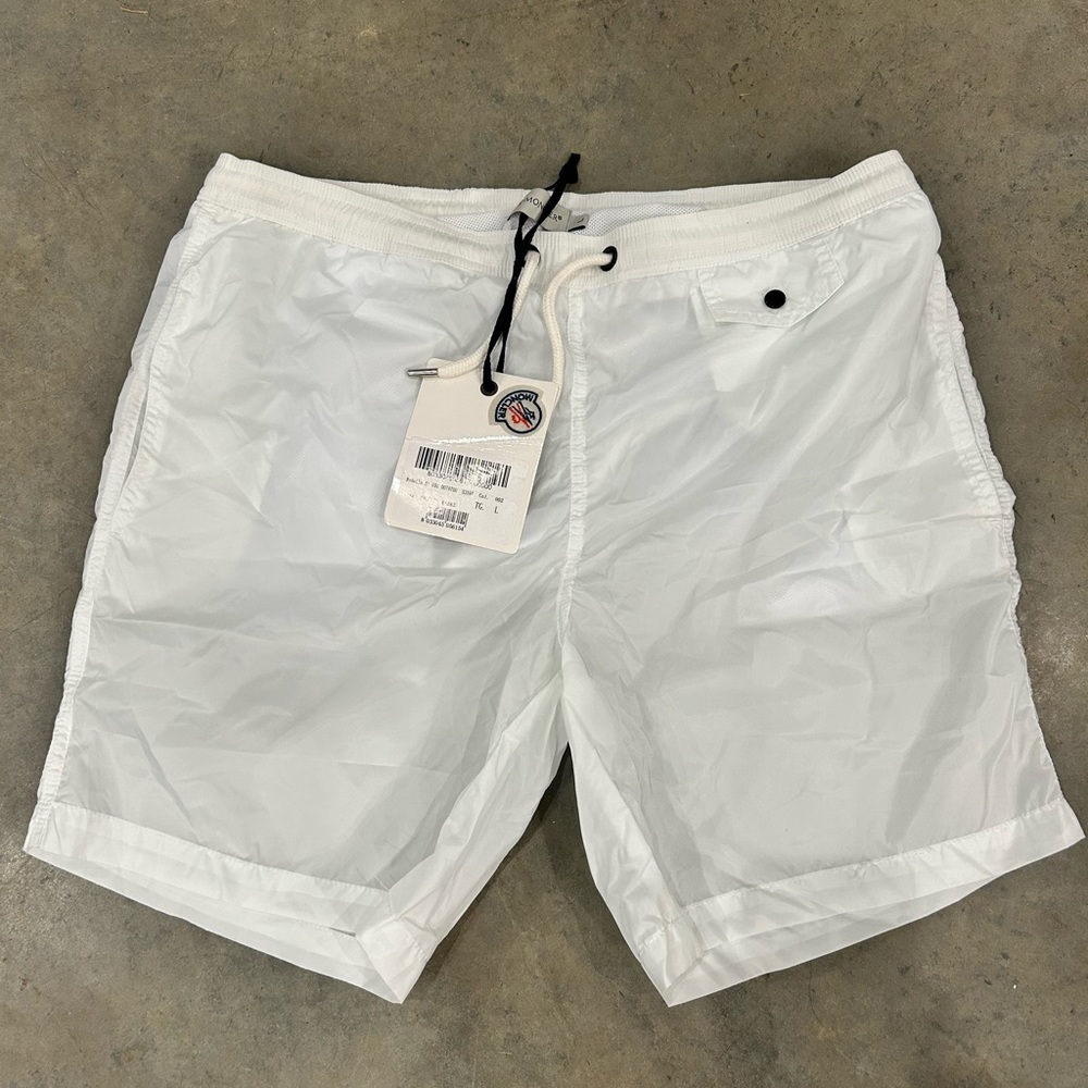 Moncler White Men's Shorts